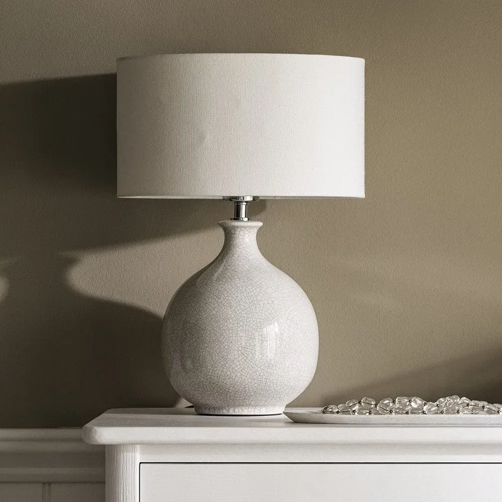 Rissington Crackle Glazed Table Lamp