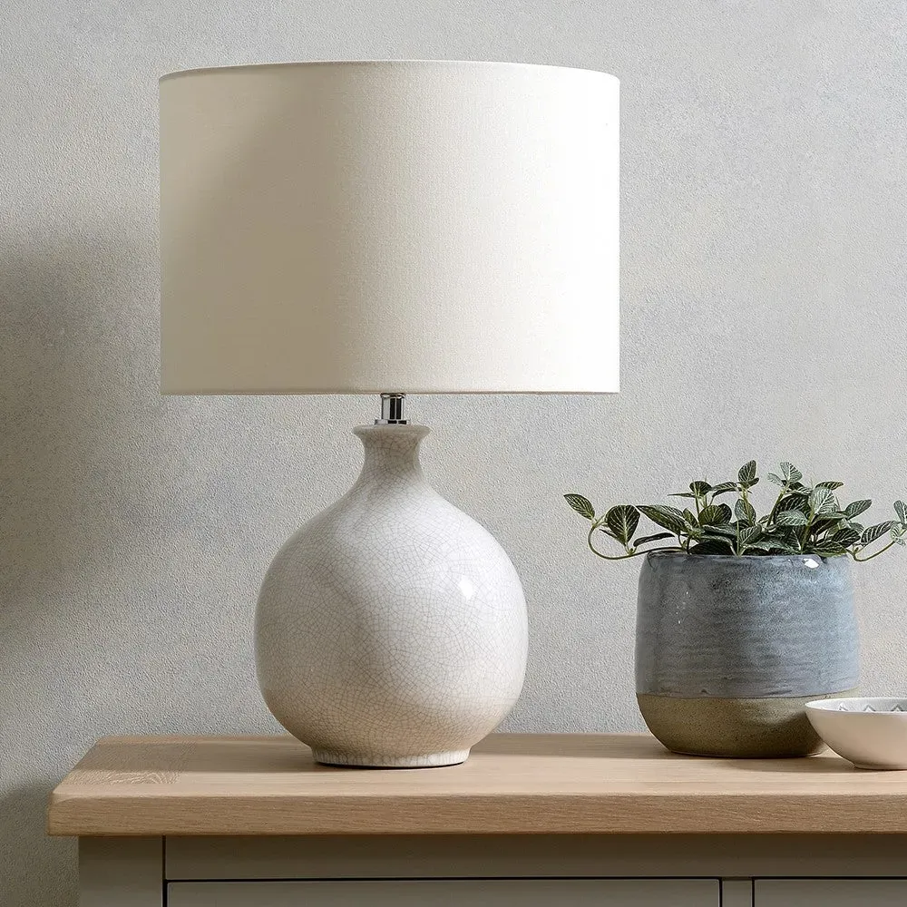 Rissington Crackle Glazed Table Lamp