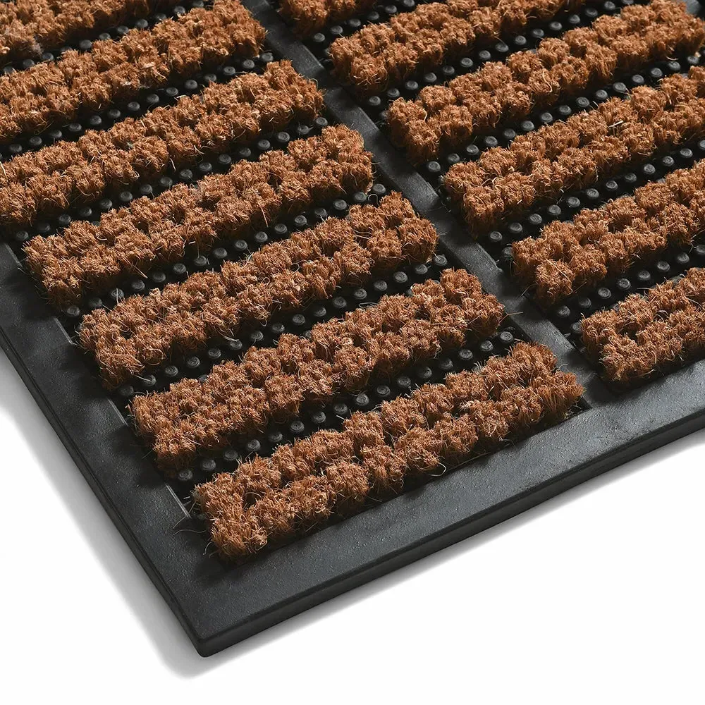 Rubber Blocked Doormat - Coir by The Cotswold Company, image 3