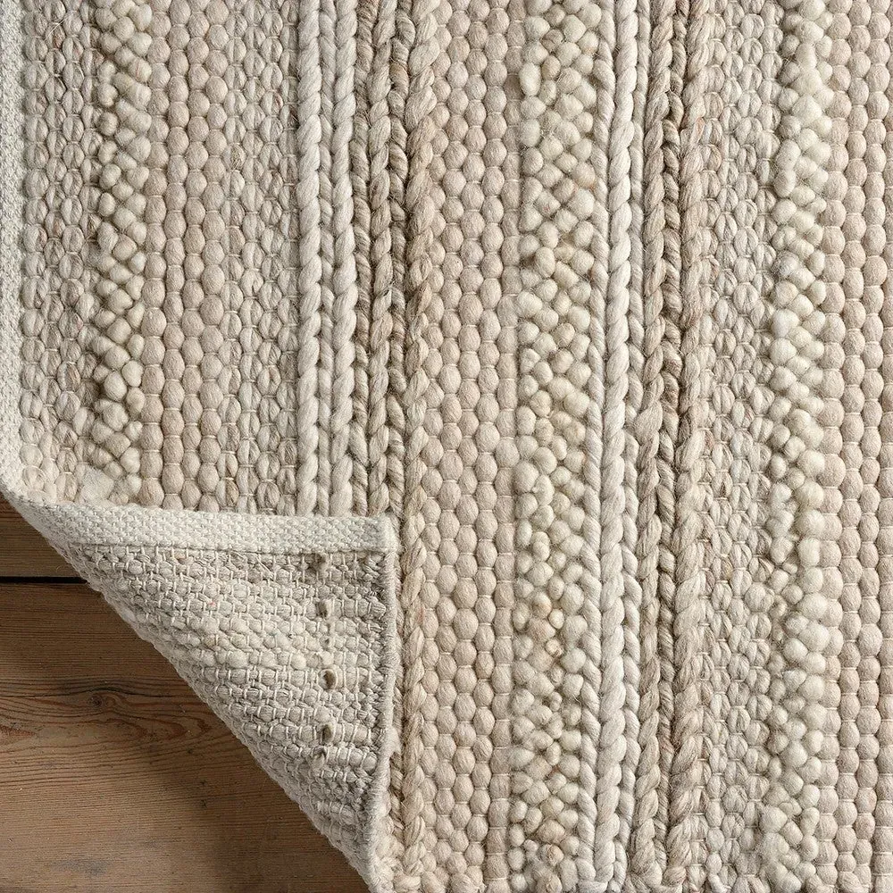 Salford Rug - Natural Marl, Wool