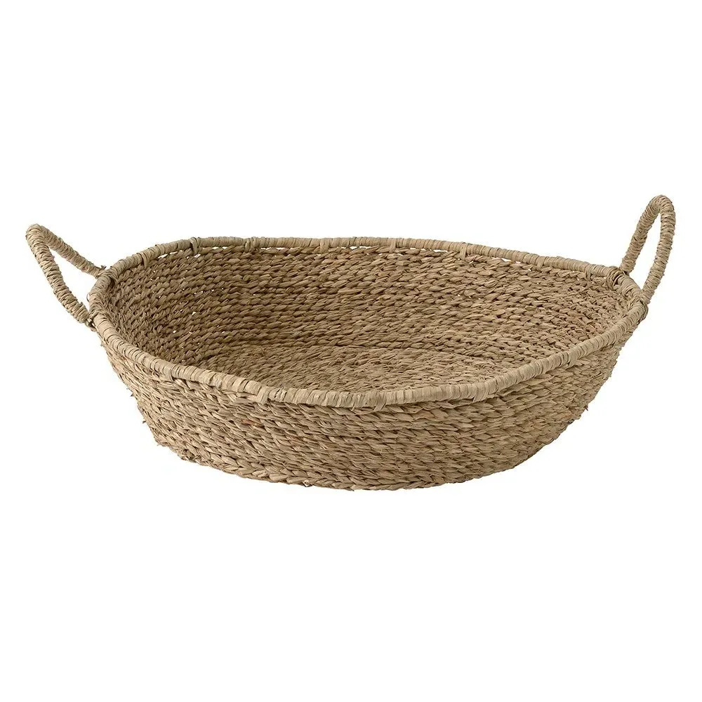 Seagrass Large Round Tray - Natural