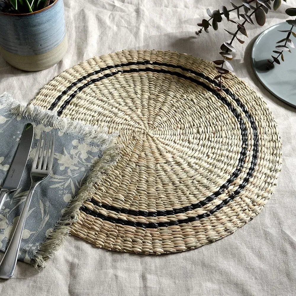 Seagrass Round Placemat - Set of 4 - Natural
