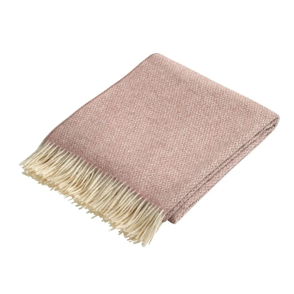 Stow British Wool Throw - Blush image