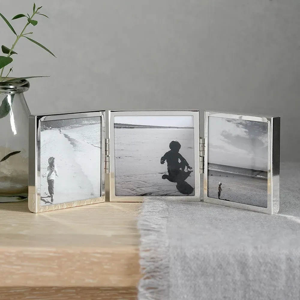The Cotswold Company Triple Photo Frame - Silver image