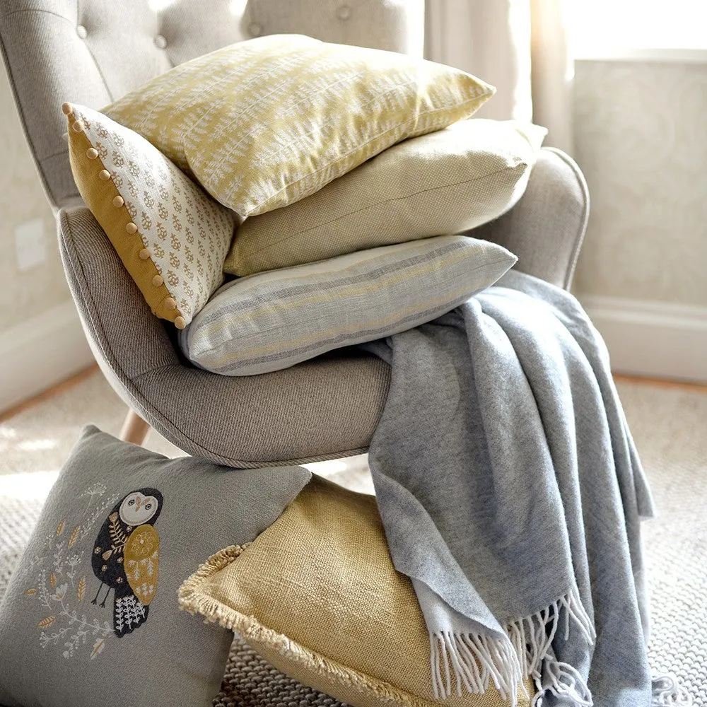 Throw with Cashmere - Mid Grey image