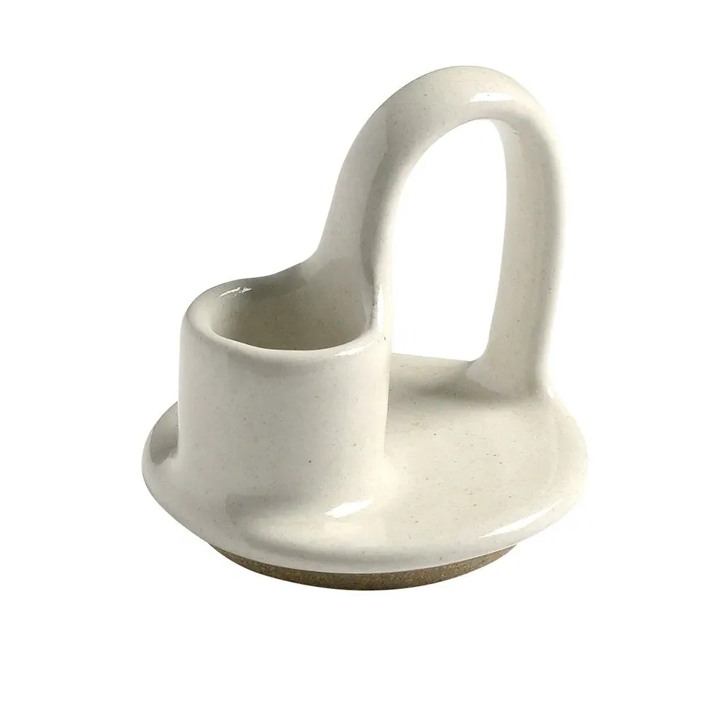 Wee Willy Winky Candle Holder - Milk White image