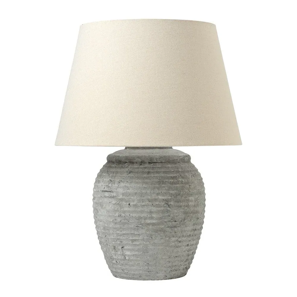 Wern Stone Lamp - Weathered Stone
