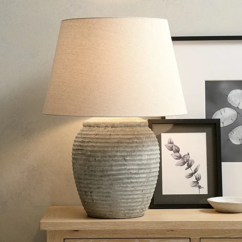 Wern Stone Lamp - Weathered Stone image