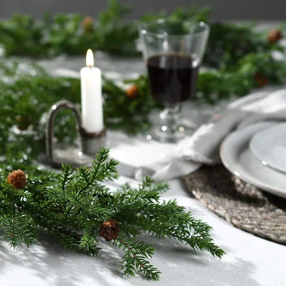 Woodland Pine Garland with Pinecones