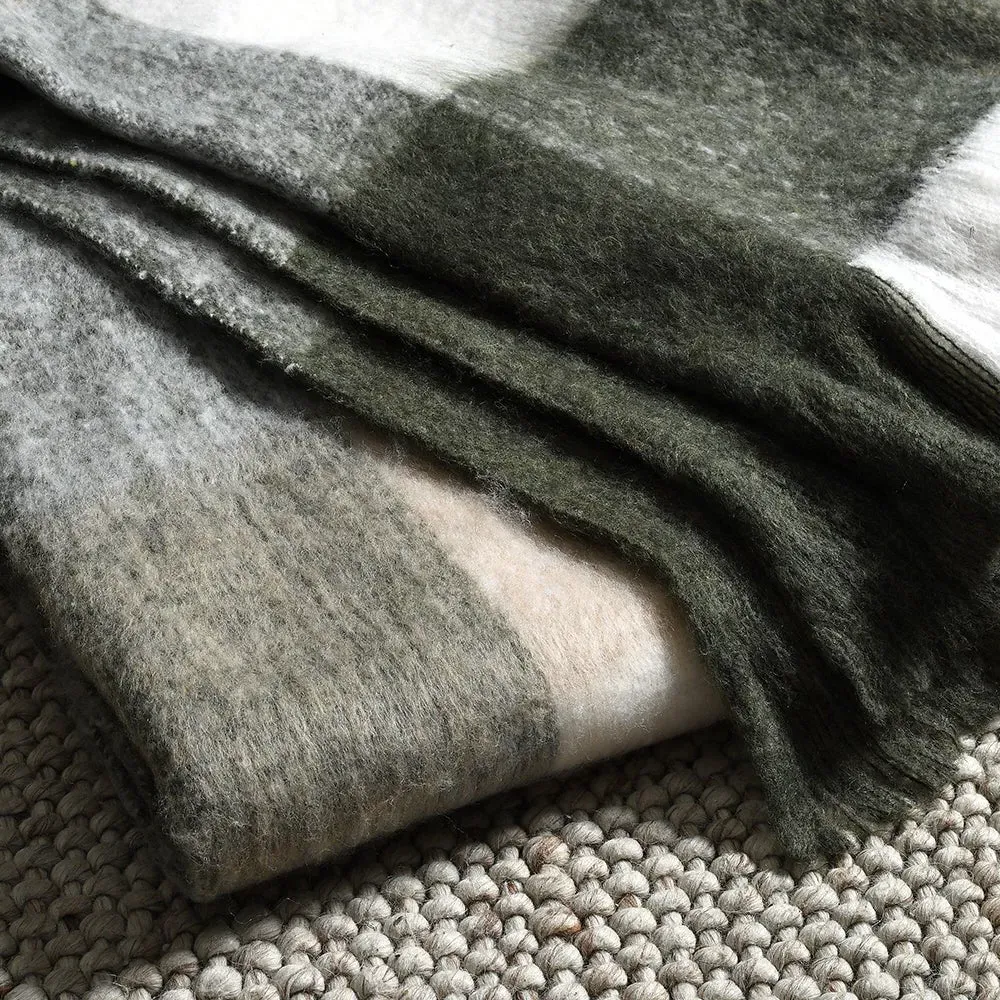 Woodstock Throw - Forest, Wool-Blend