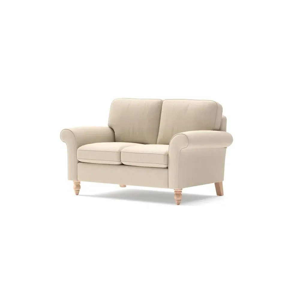 2-Seater Sofa - Lily White, House Linen Mix