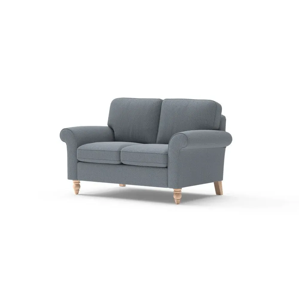 2-Seater Sofa - Navy, Eco Herringbone