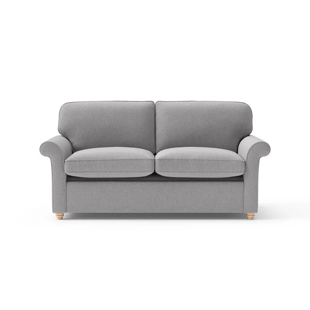 3-Seater Sofa Bed - Grey Marl, Rustic Weave image