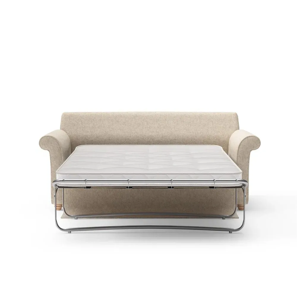 3-Seater Sofa Bed - Natural, Aquaclean Oxford