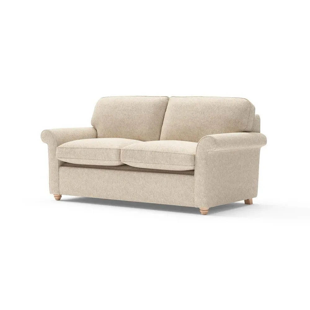 3-Seater Sofa Bed - Natural, Aquaclean Oxford