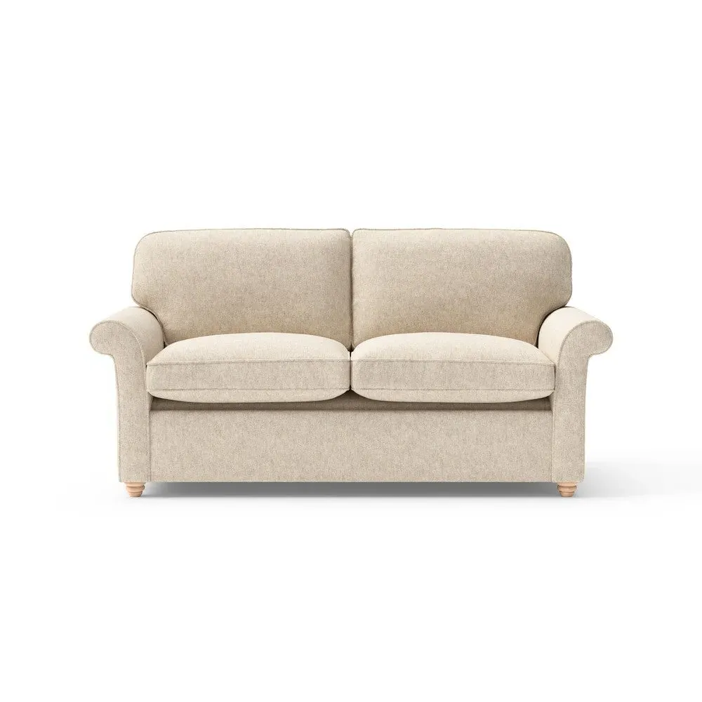 3-Seater Sofa Bed - Natural, Aquaclean Oxford