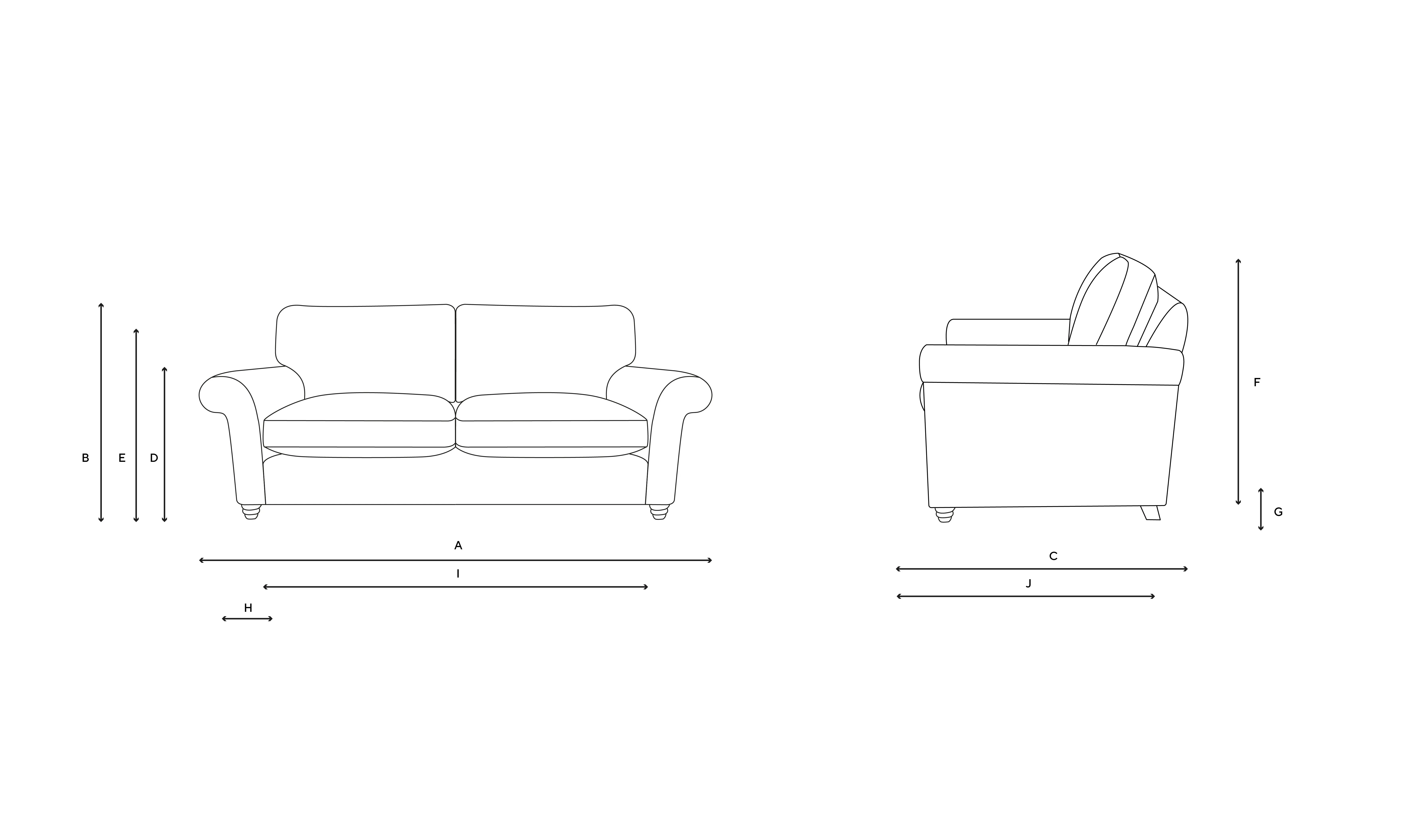 3-Seater Sofa Bed - Natural, Eco Chenille