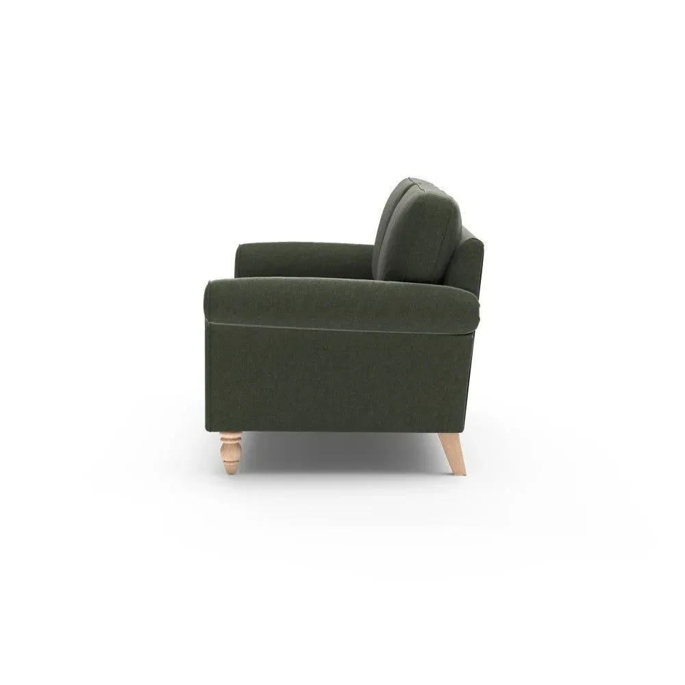 3-Seater Sofa - Green, Eco Chenille