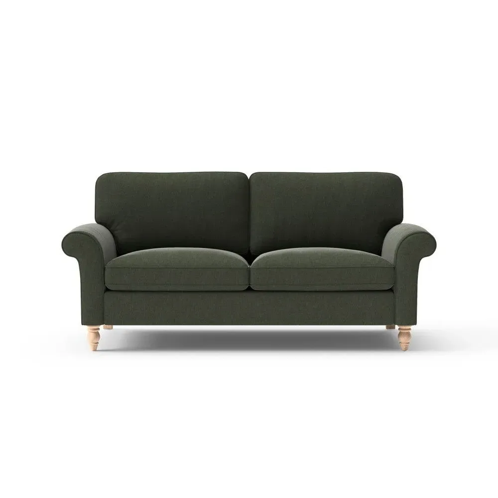 3-Seater Sofa - Green, Eco Chenille image