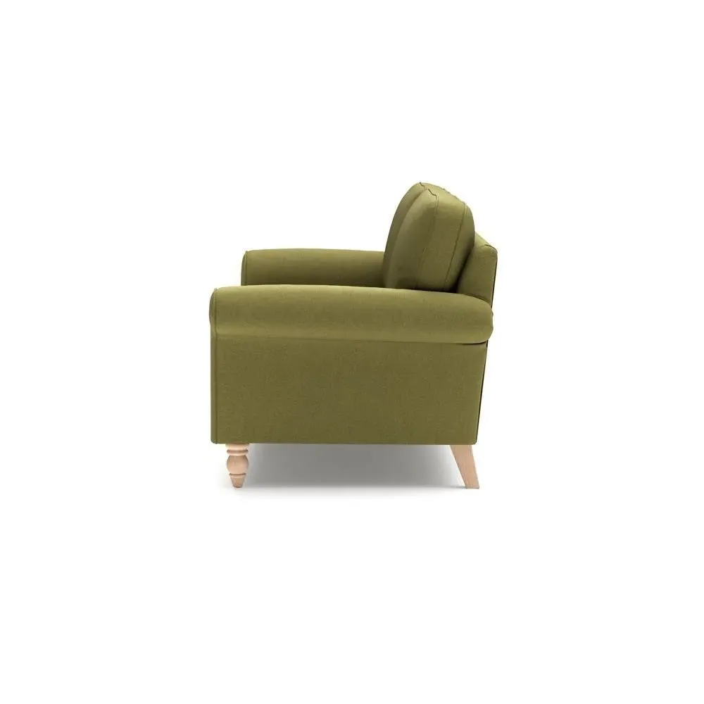 3 Seater Sofa - Green, House Linen Mix