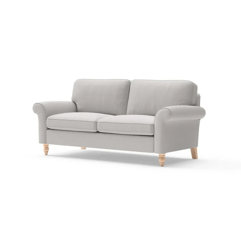 3-Seater Sofa - Grey, Broadway Stripe