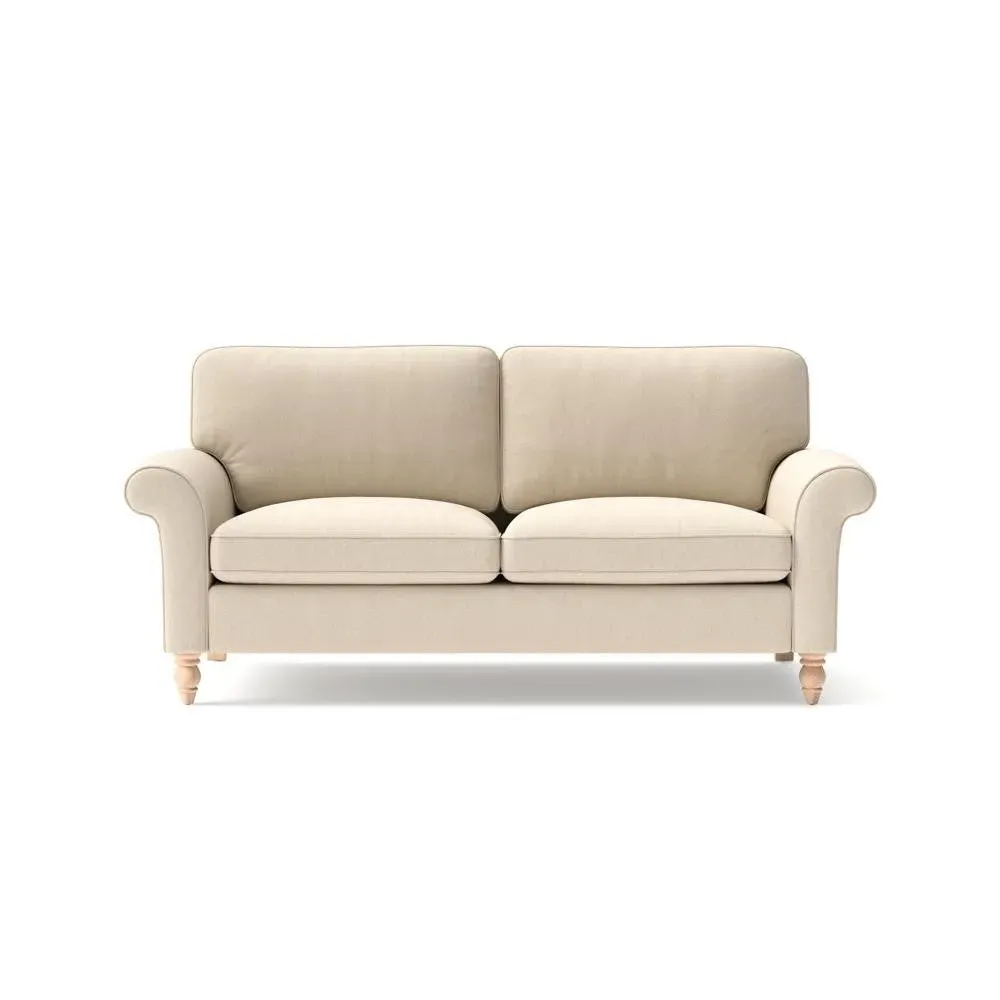 3-Seater Sofa - Lily White, House Linen Mix