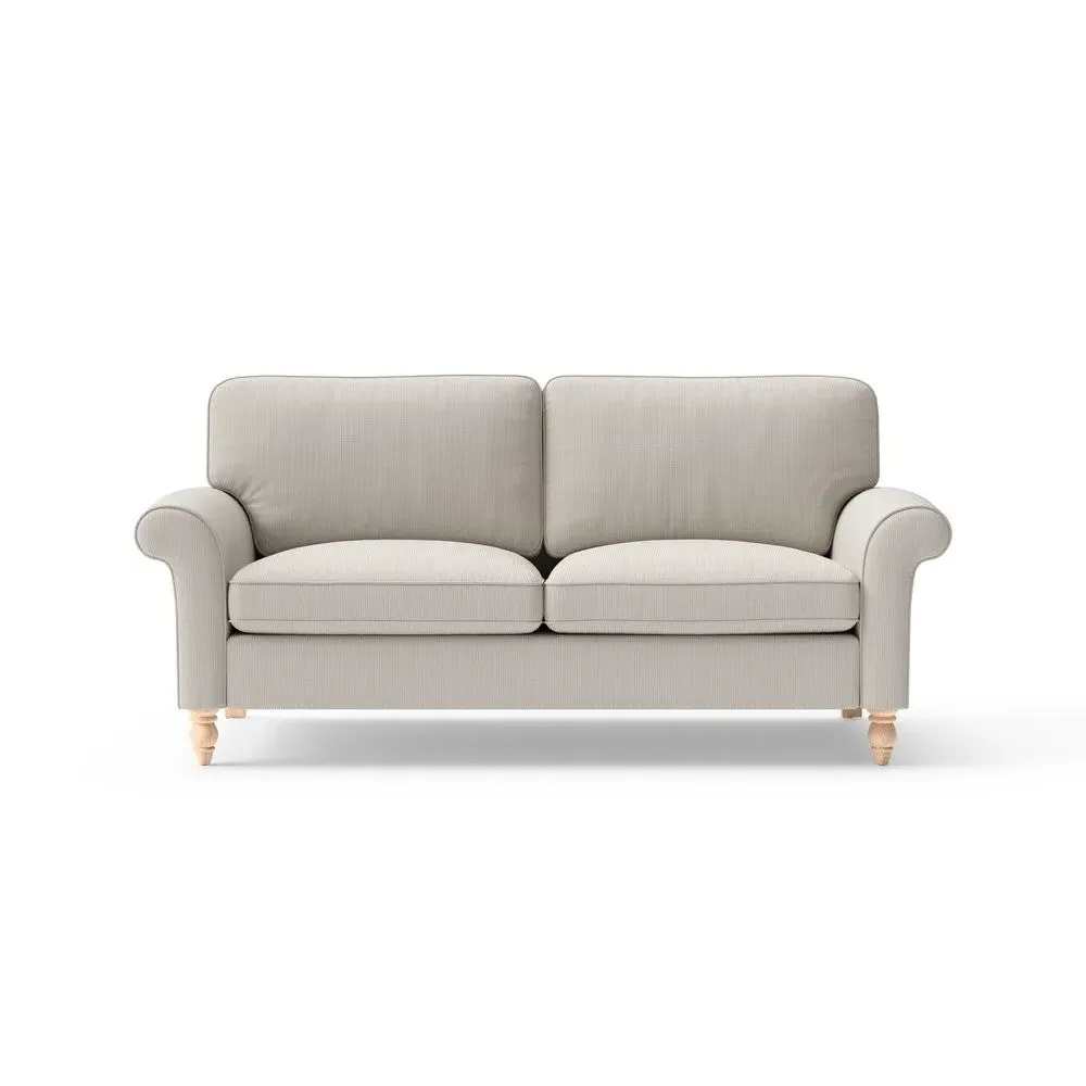 3 Seater Sofa - Natural, Broadway Stripe image
