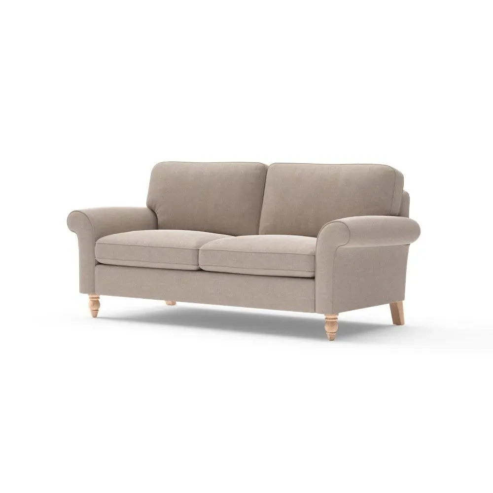 3-Seater Sofa - Natural, Eco Chenille