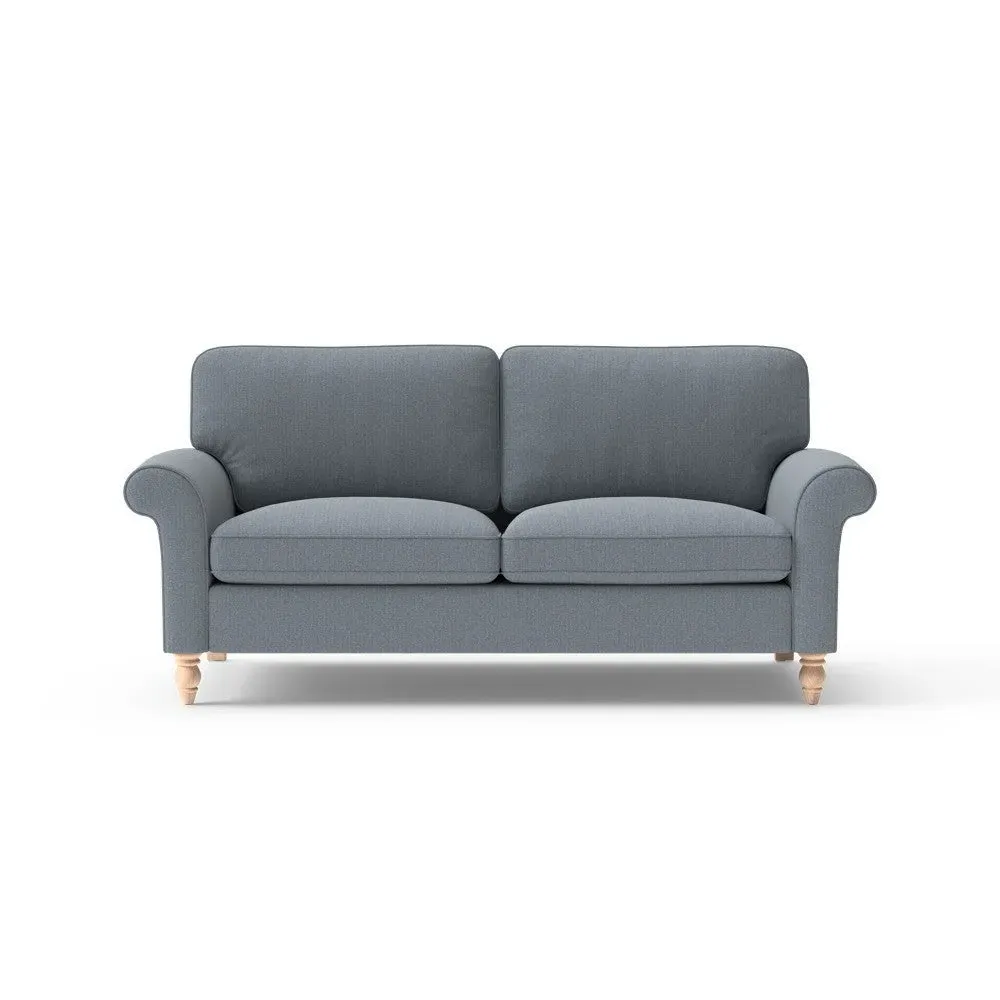 3-Seater Sofa - Navy, Eco Herringbone