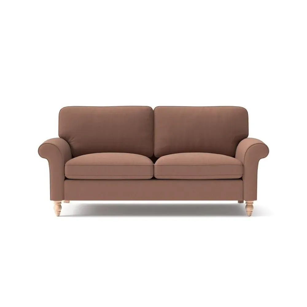 3-Seater Sofa - Pink, Linen image