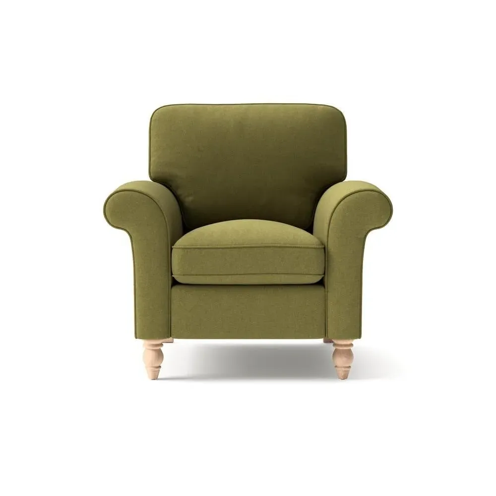 Armchair - Apple Green, Linen image