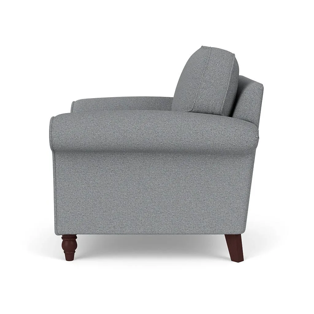 Armchair - Blue Marl, House Weave