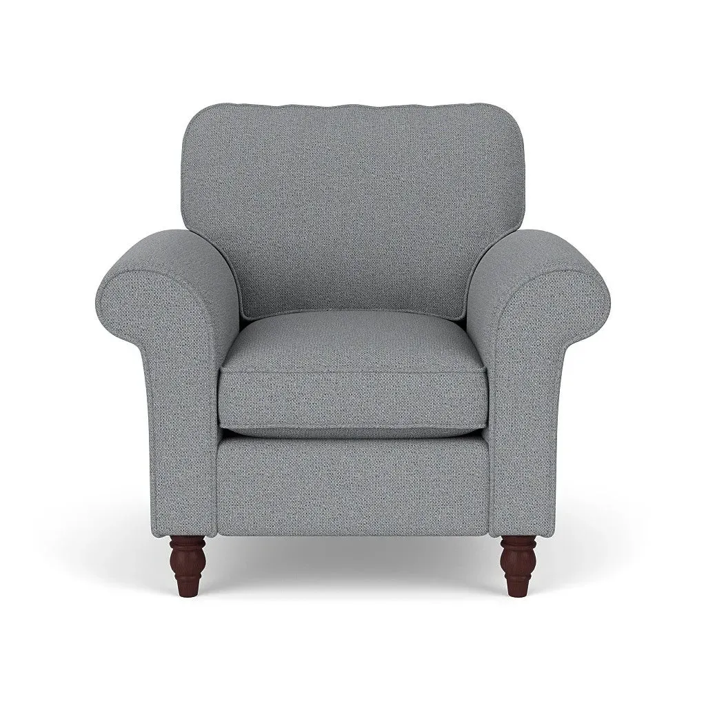 Armchair - Blue Marl, House Weave image