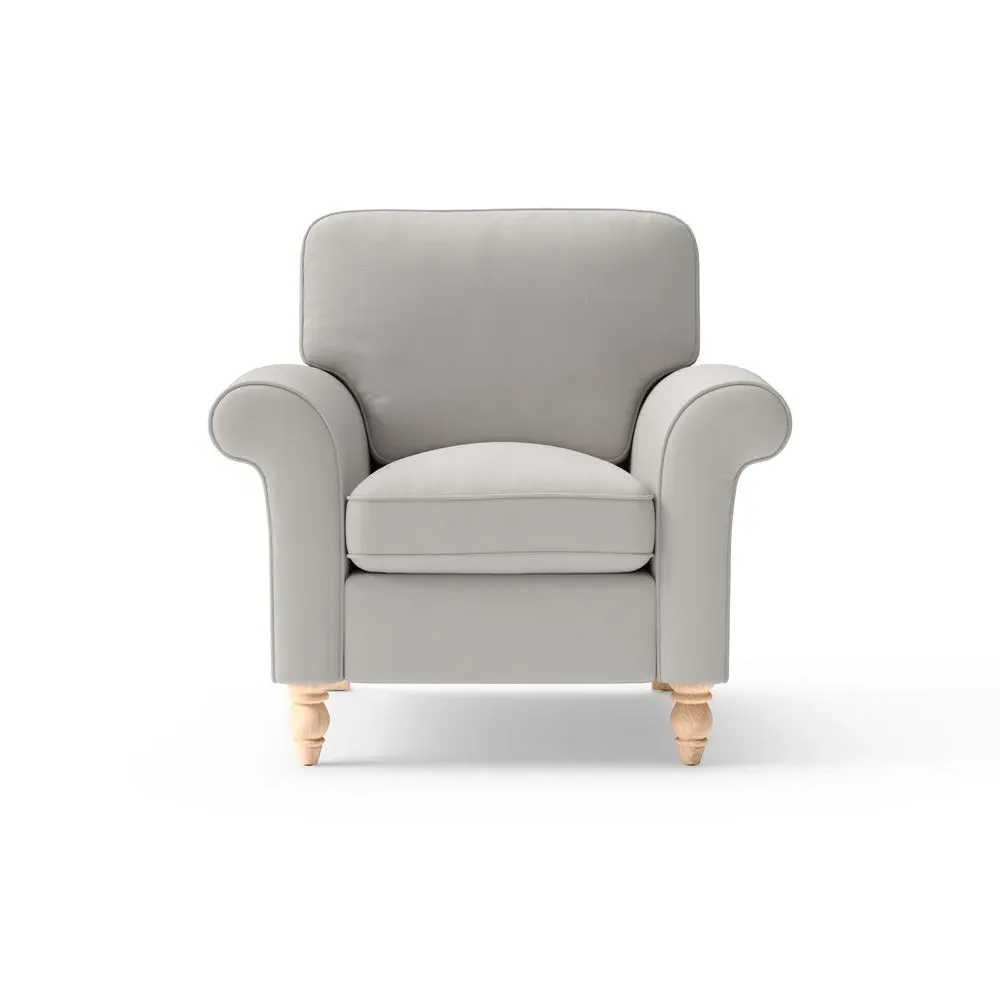 Armchair - Dove Grey, Linen