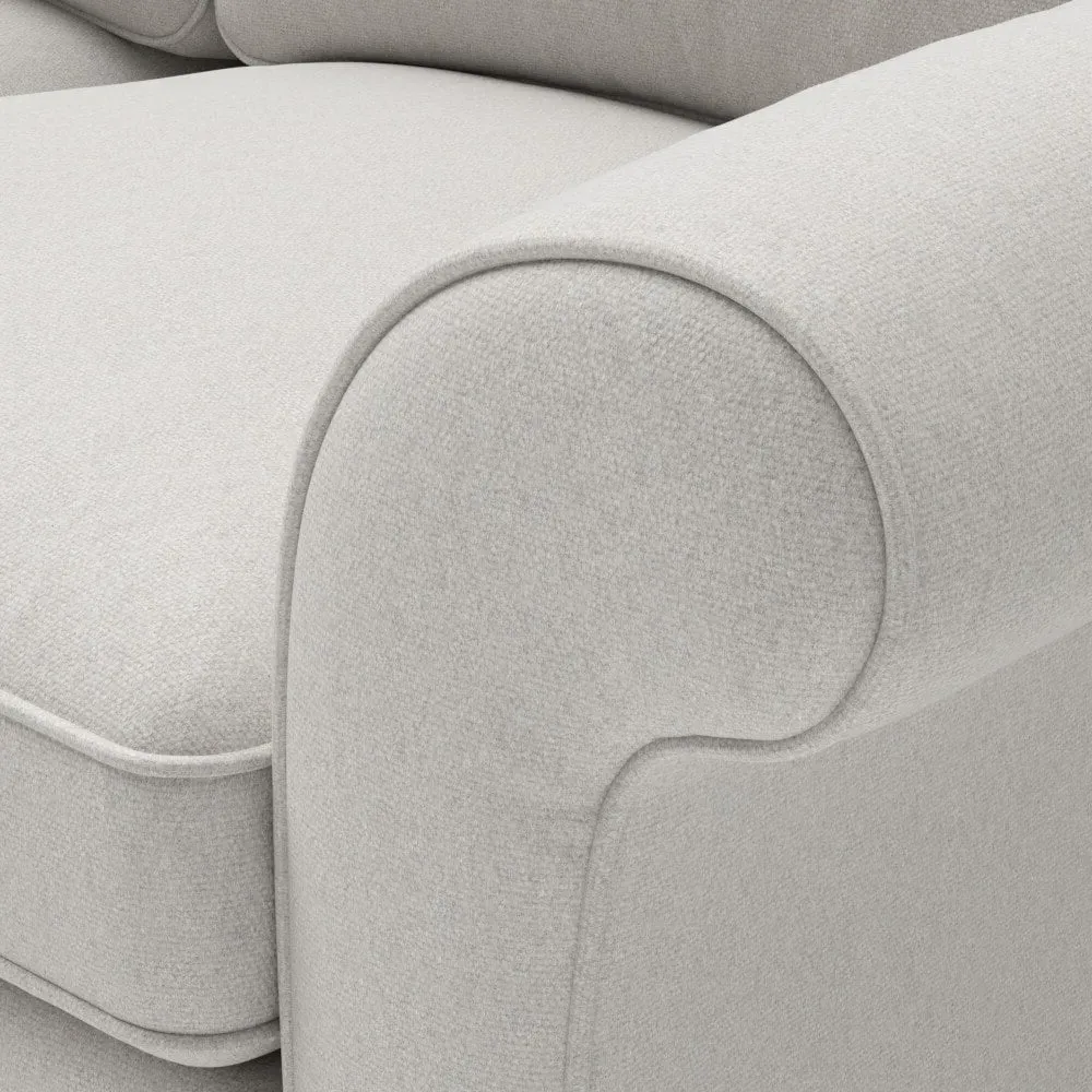 Armchair - Mid Grey, Chunky Cotton
