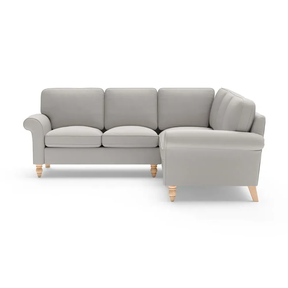 Corner Sofa - Dove Grey, Linen