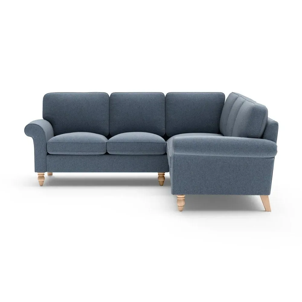 Corner Sofa - Indigo, Rustic Weave