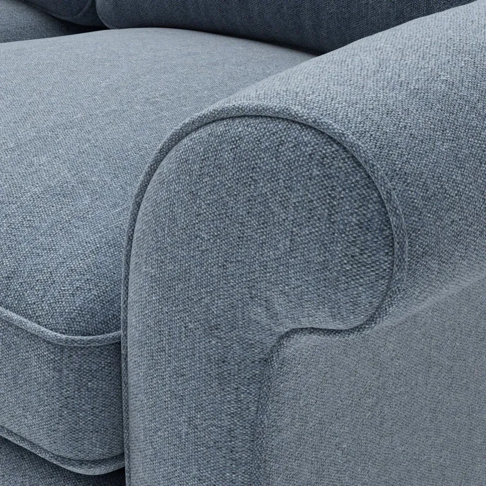 Corner Sofa - Indigo, Rustic Weave