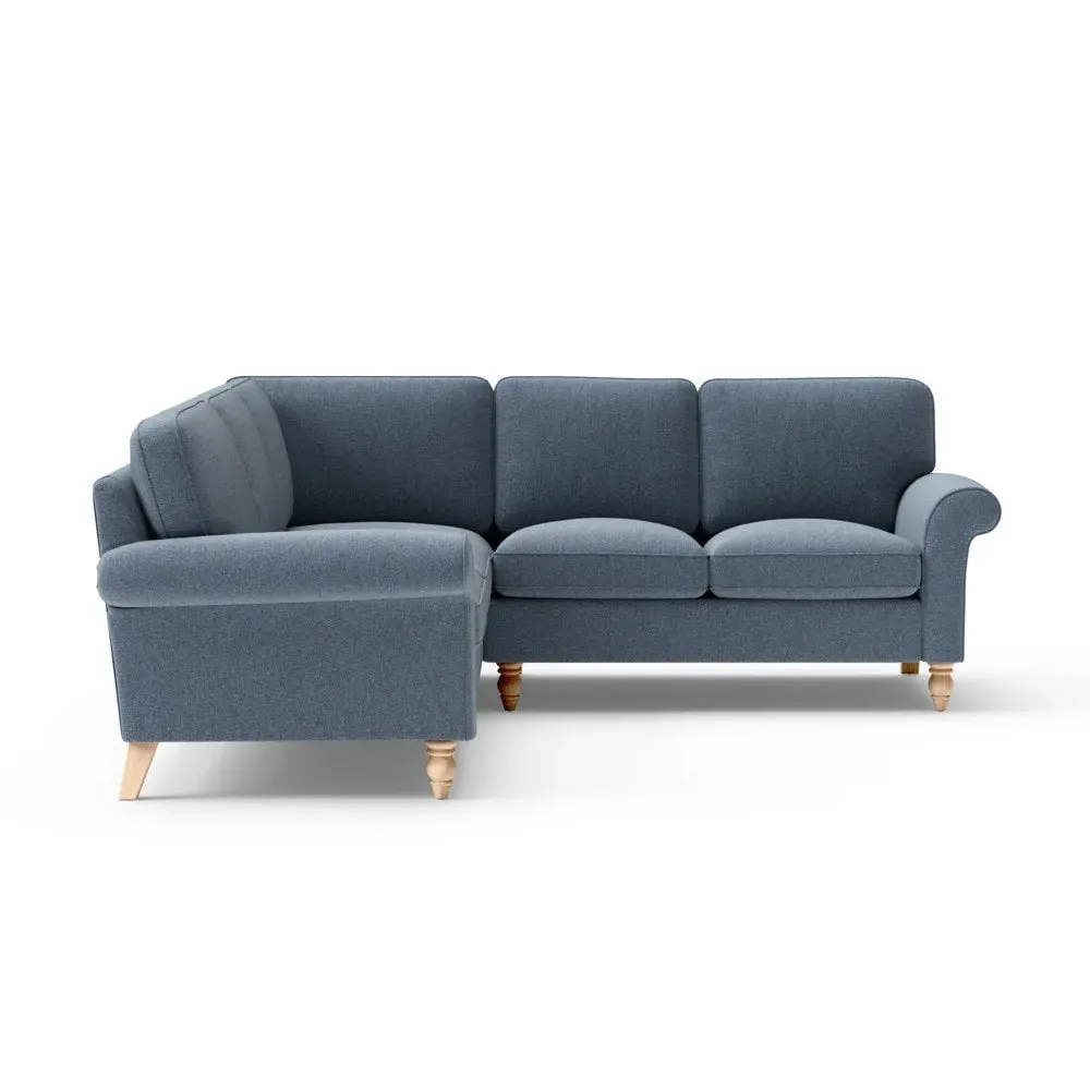 Corner Sofa - Indigo, Rustic Weave