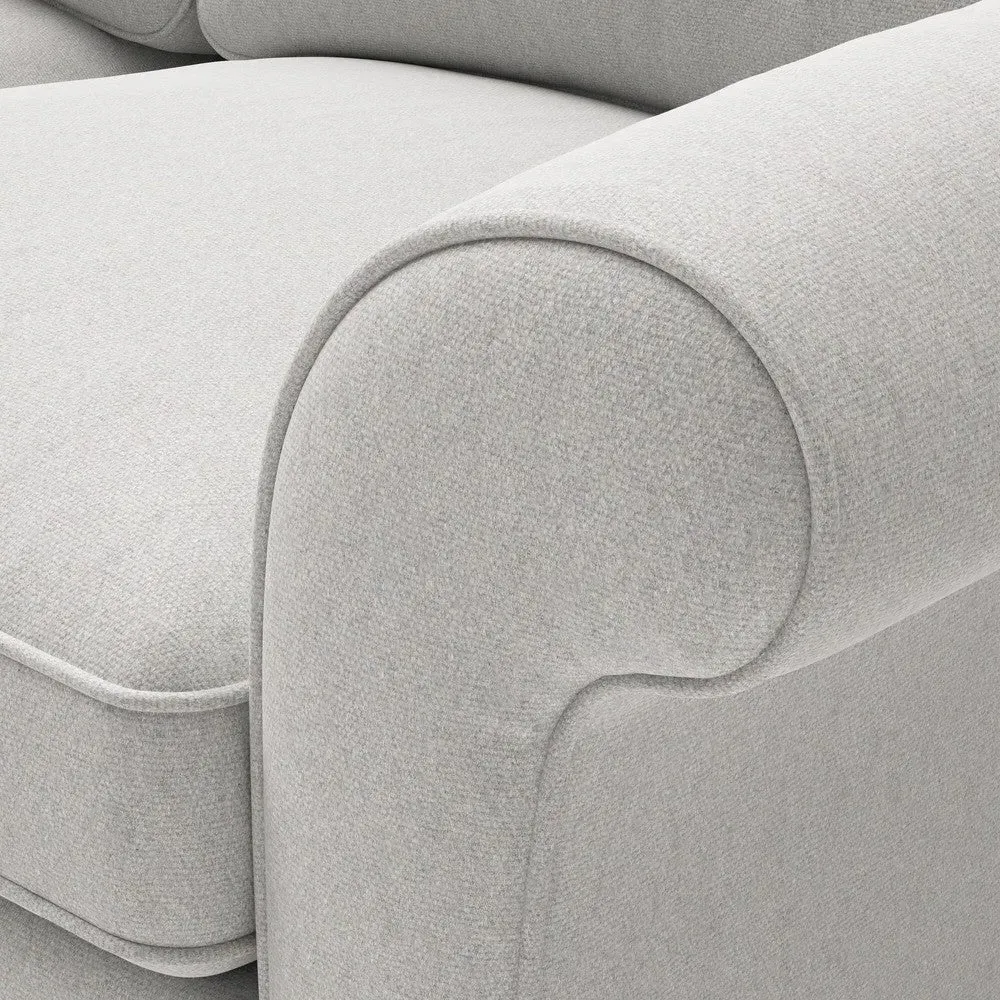 Corner Sofa - Light Grey, Cotton