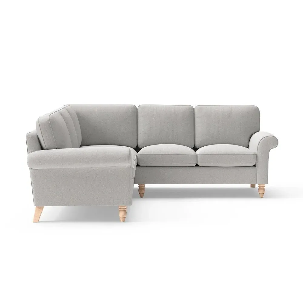 Corner Sofa - Light Grey, Cotton image