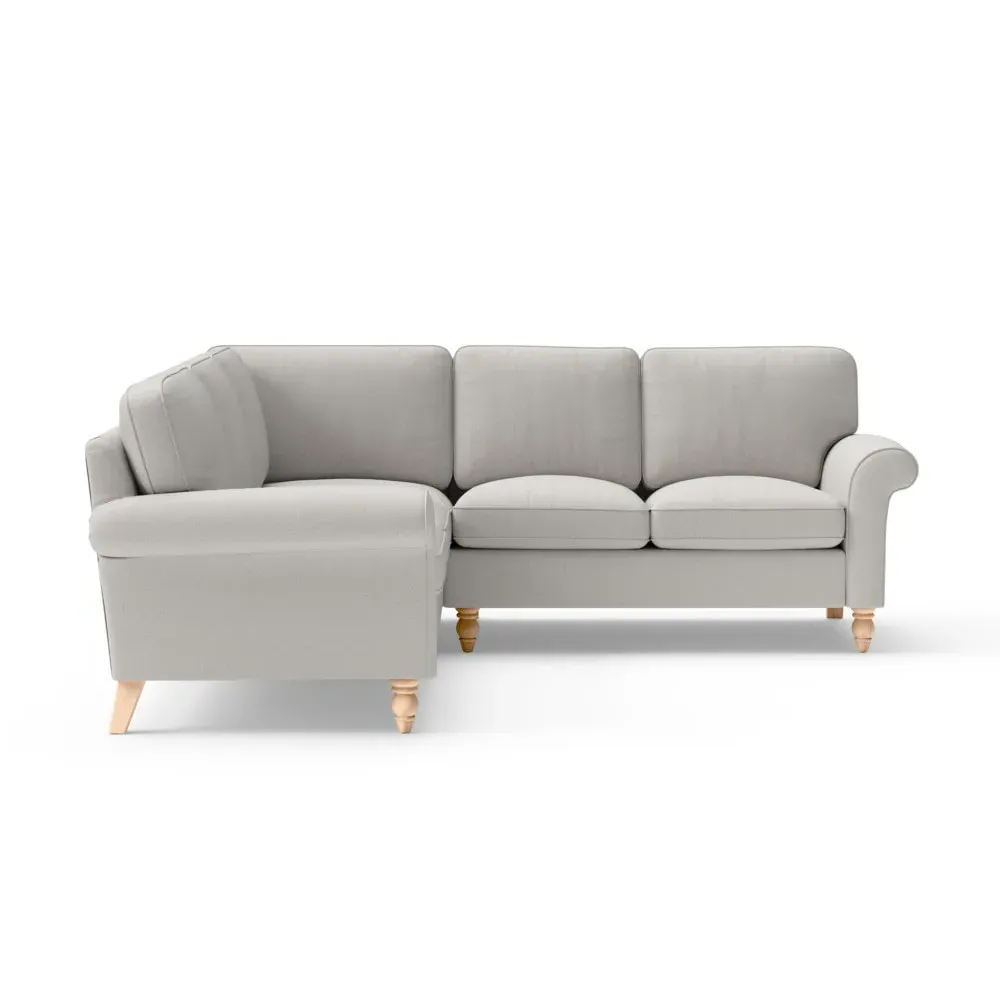 Corner Sofa - Mid Grey, Cotton