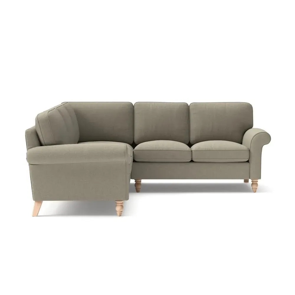 Corner Sofa - Mid Grey, Linen