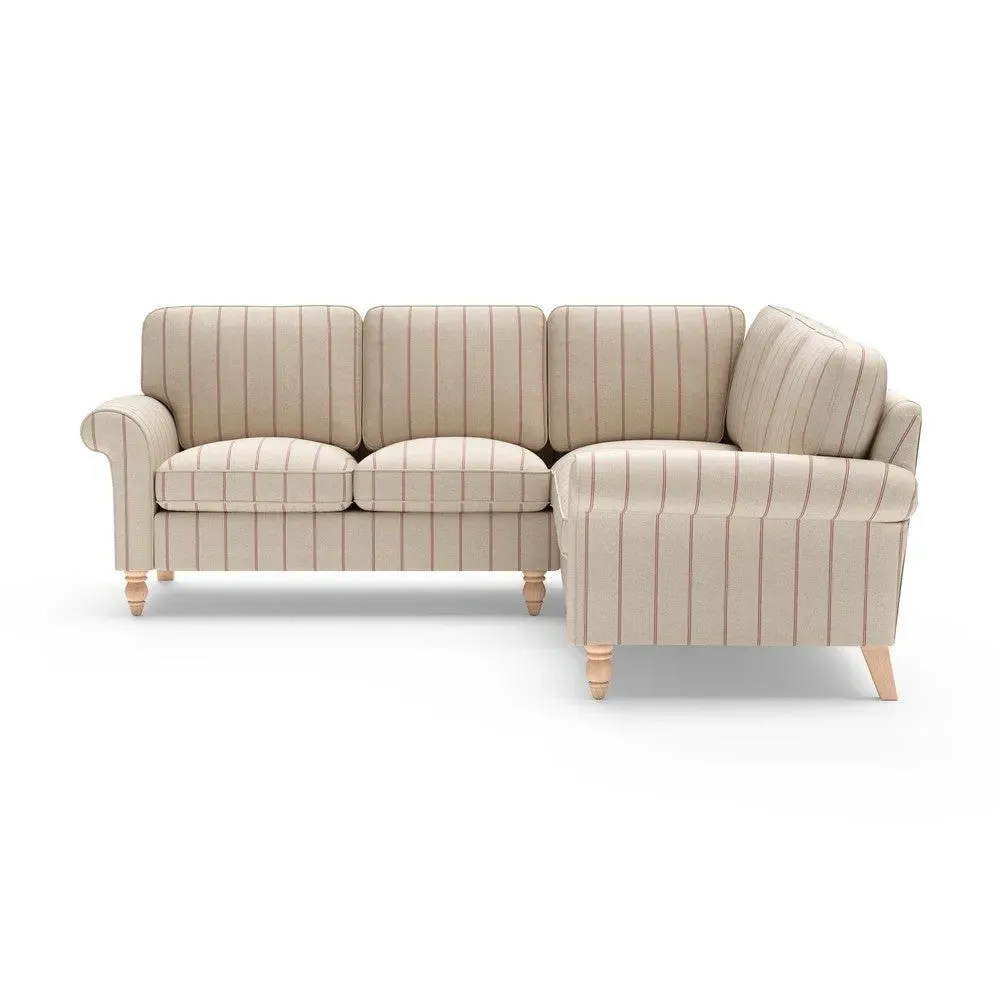 Corner Sofa - Raspberry