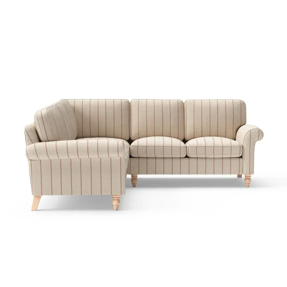 Corner Sofa - Raspberry