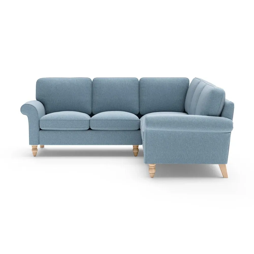 Corner Sofa - Teal, Rustic Weave