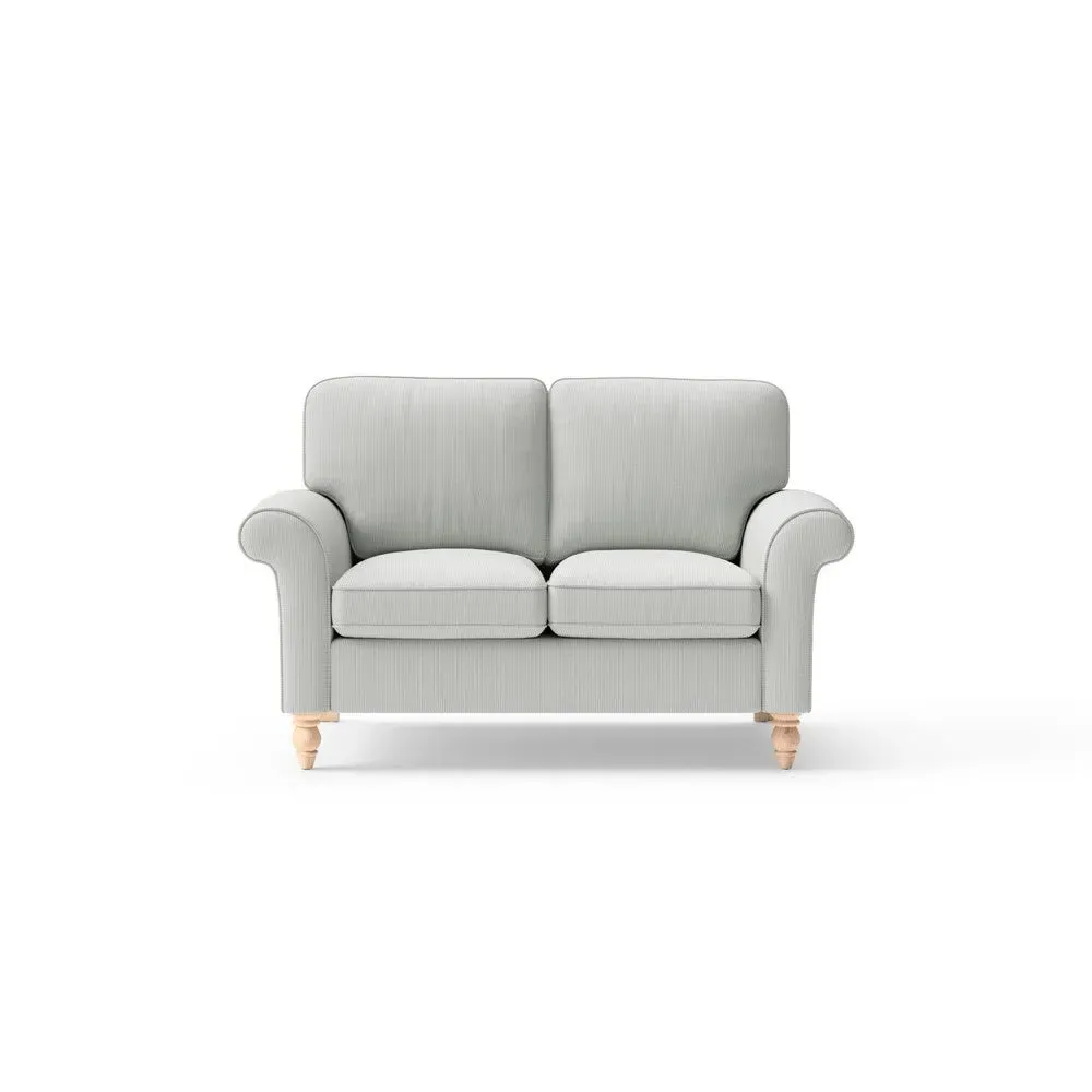 Hurley 2-Seater Sofa - Duck Egg, Broadway Stripe