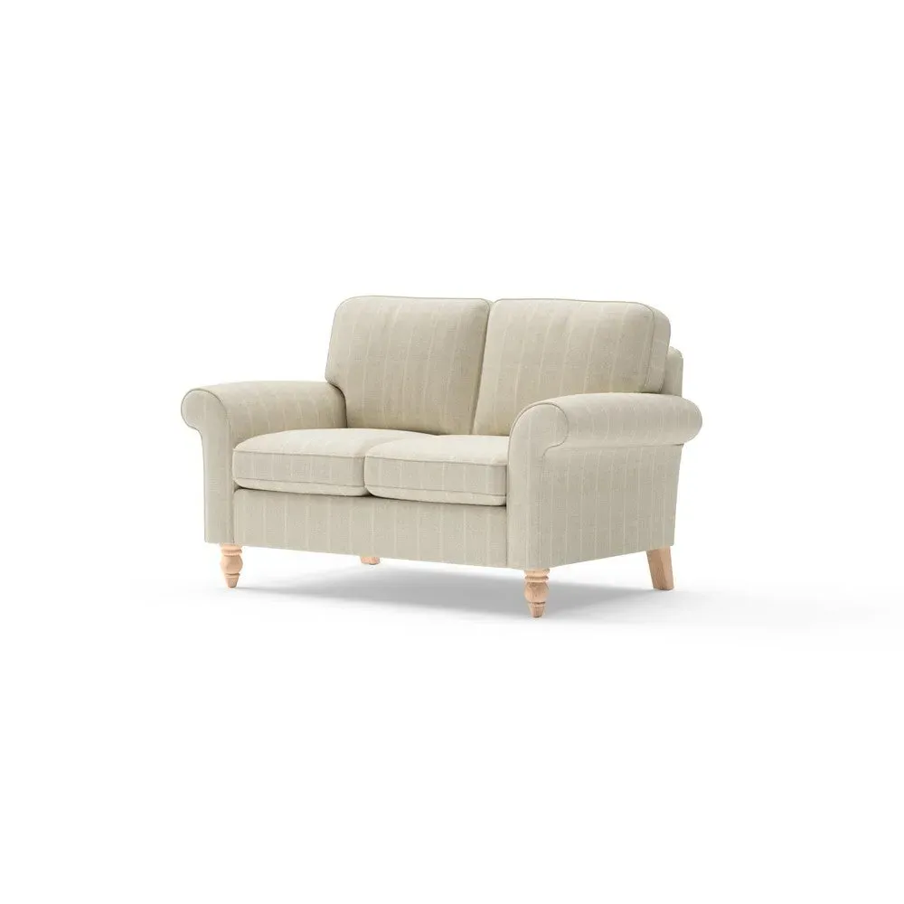 Hurley 2-Seater Sofa - Natural, Compton Stripe