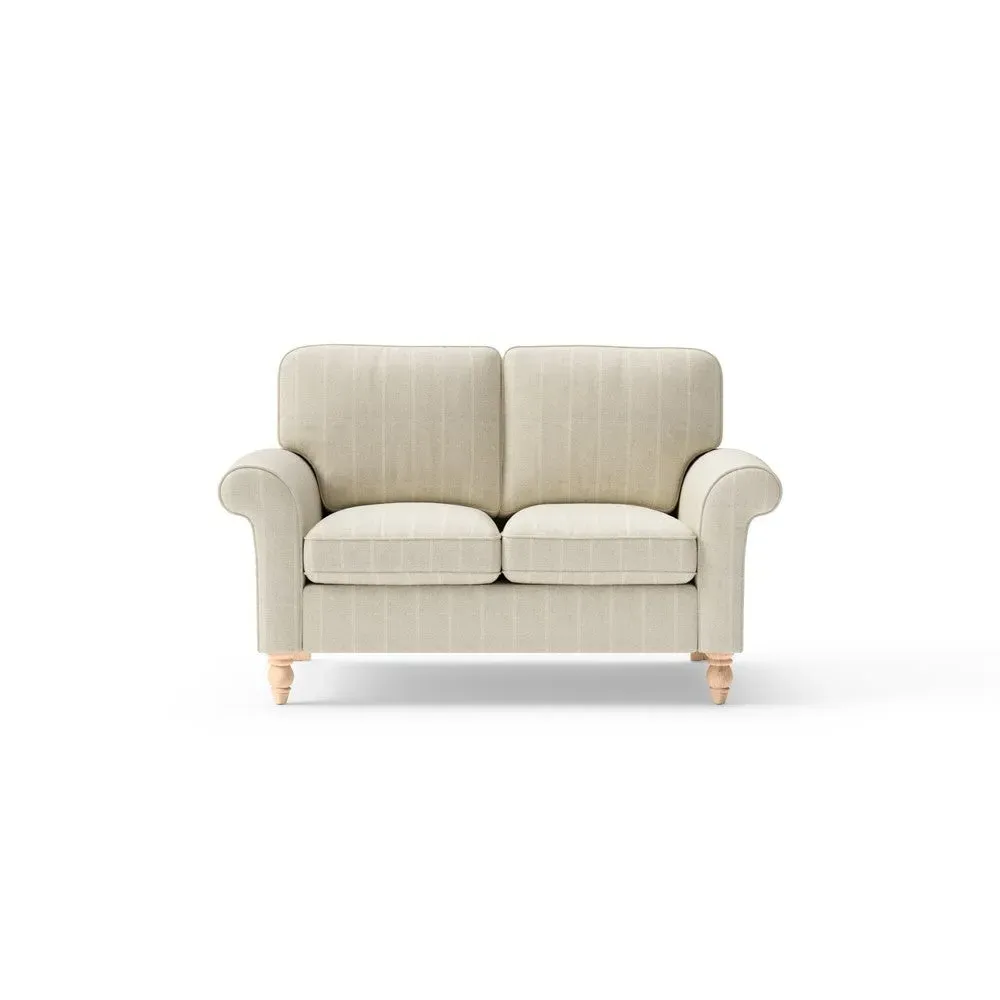 Hurley 2-Seater Sofa - Natural, Compton Stripe