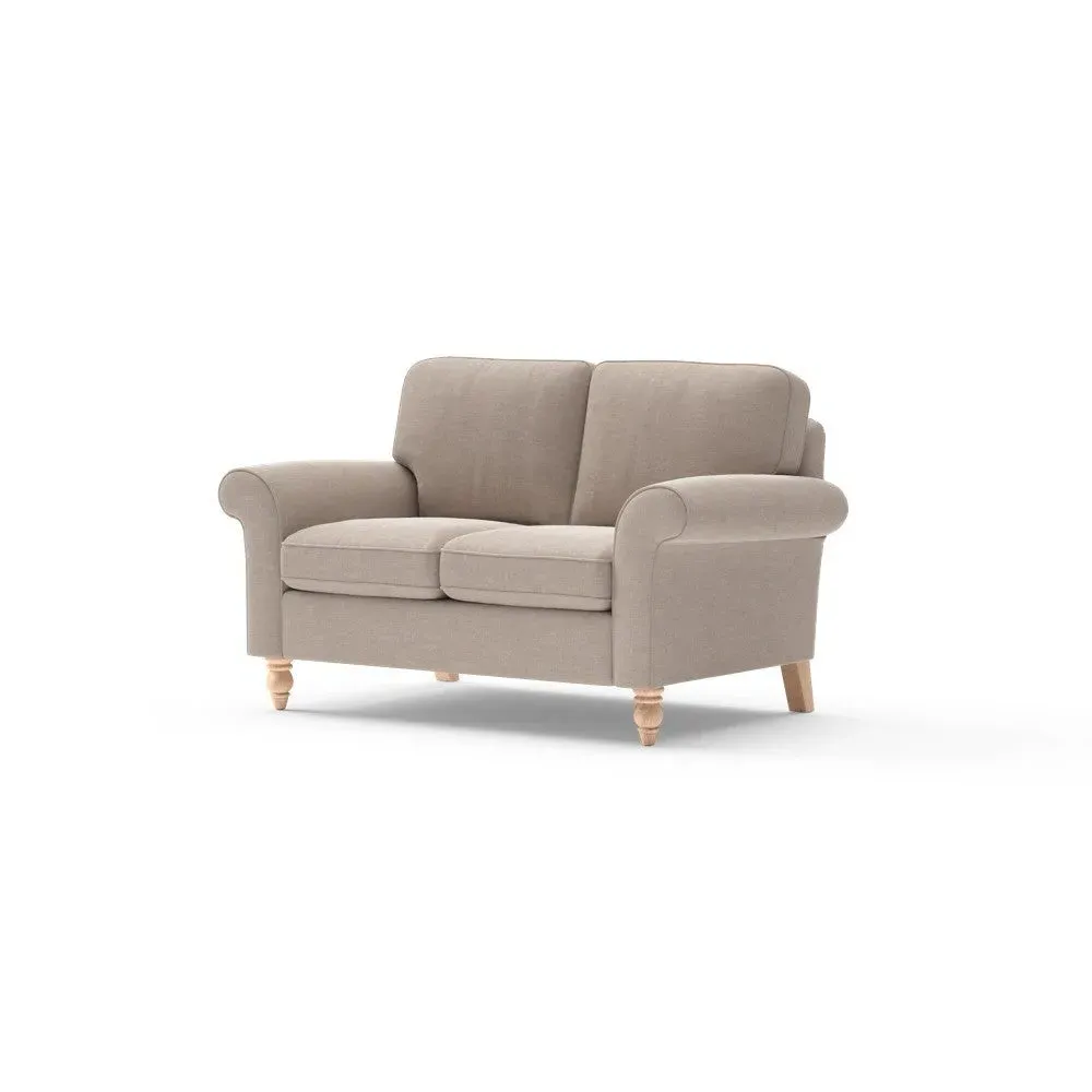 Hurley 2-Seater Sofa - Natural, Eco Chenille